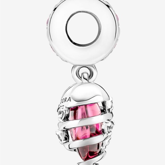 PANDORA Reveal Your Love Heart Spiral Dangle Charm w/box - Picture 4 of 11